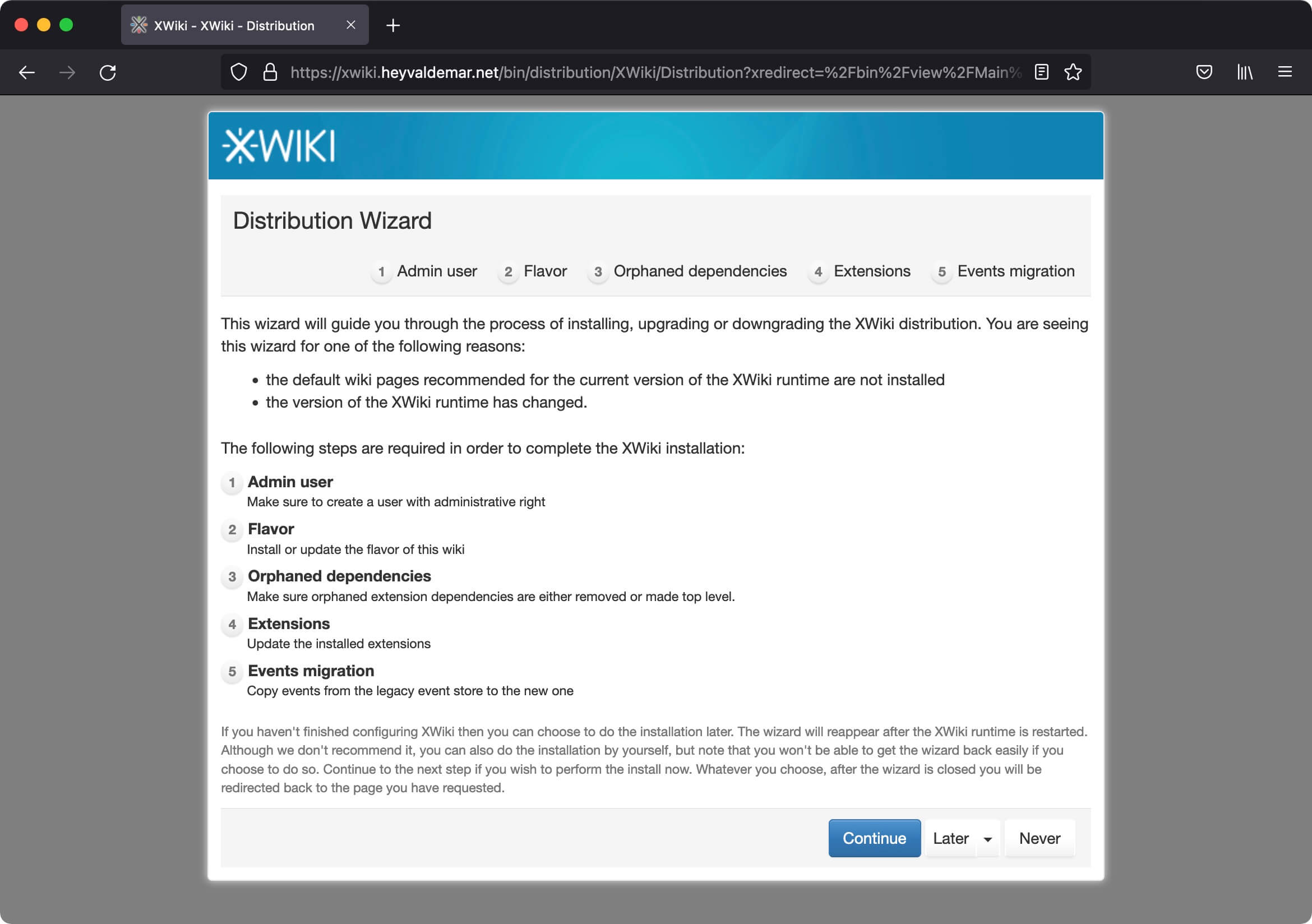 Install XWiki with Docker Compose