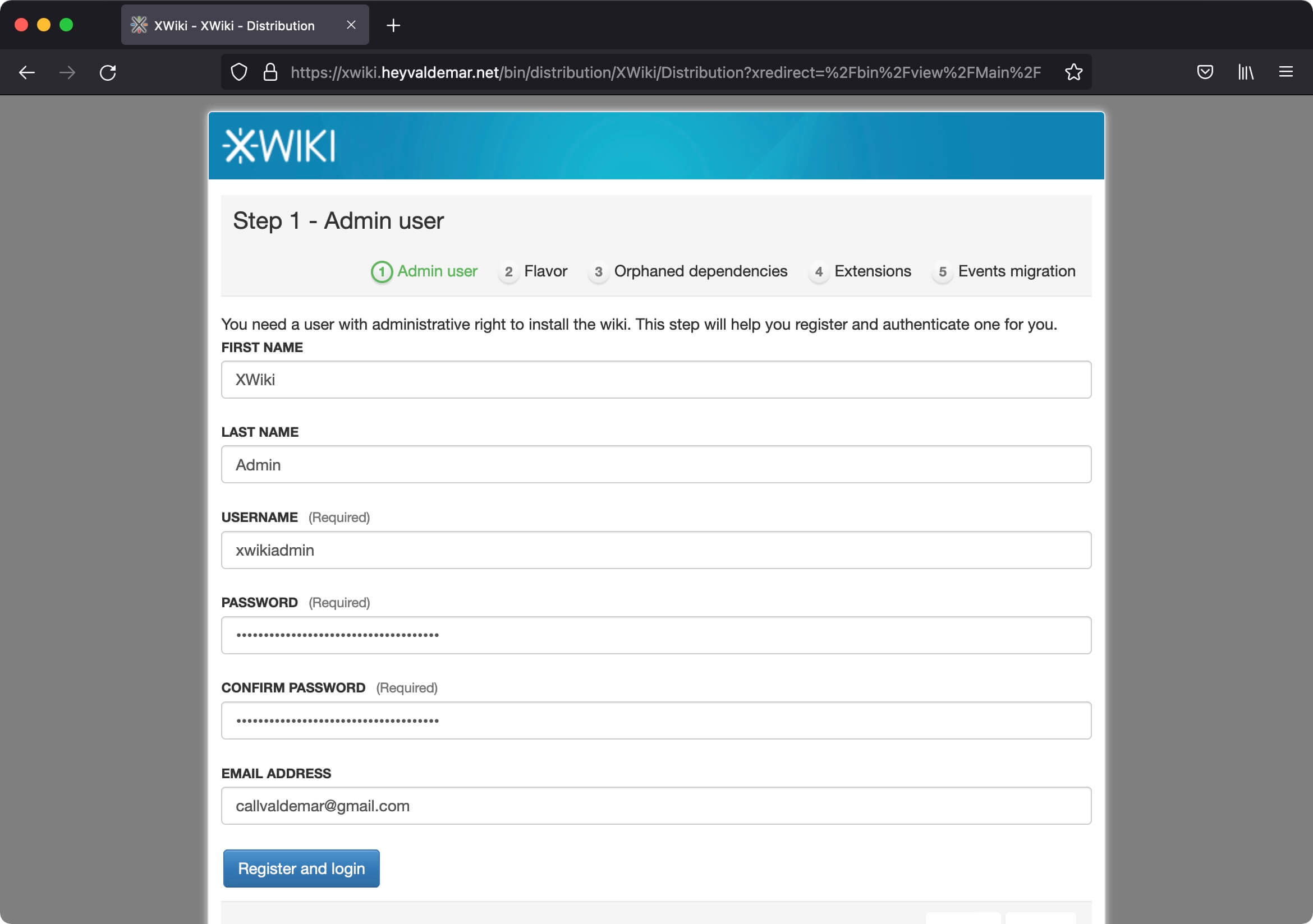 Install XWiki with Docker Compose