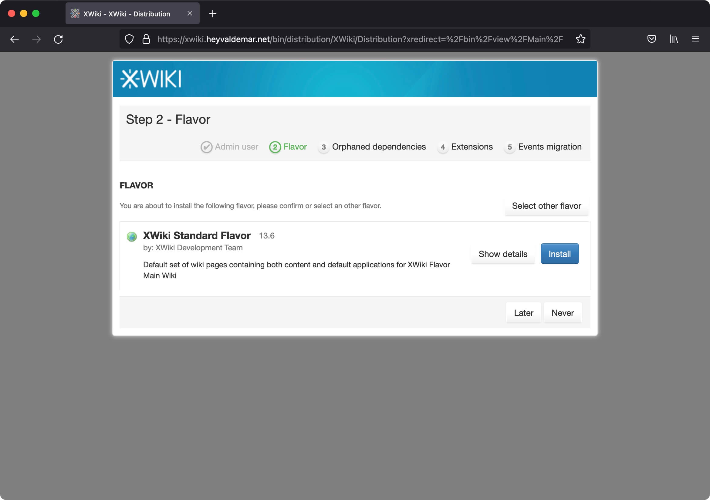 Install XWiki with Docker Compose