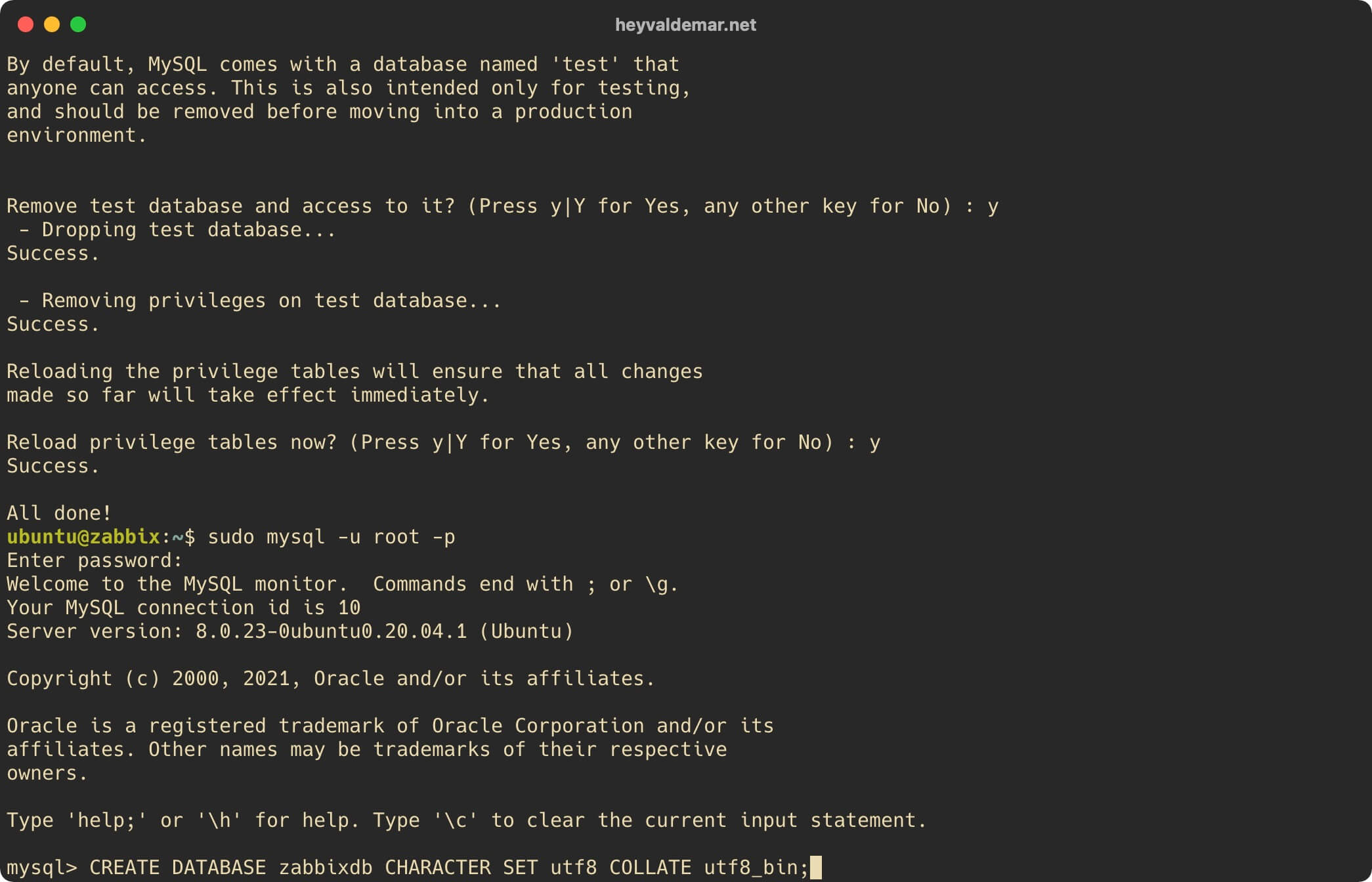 Install Zabbix on Ubuntu Server