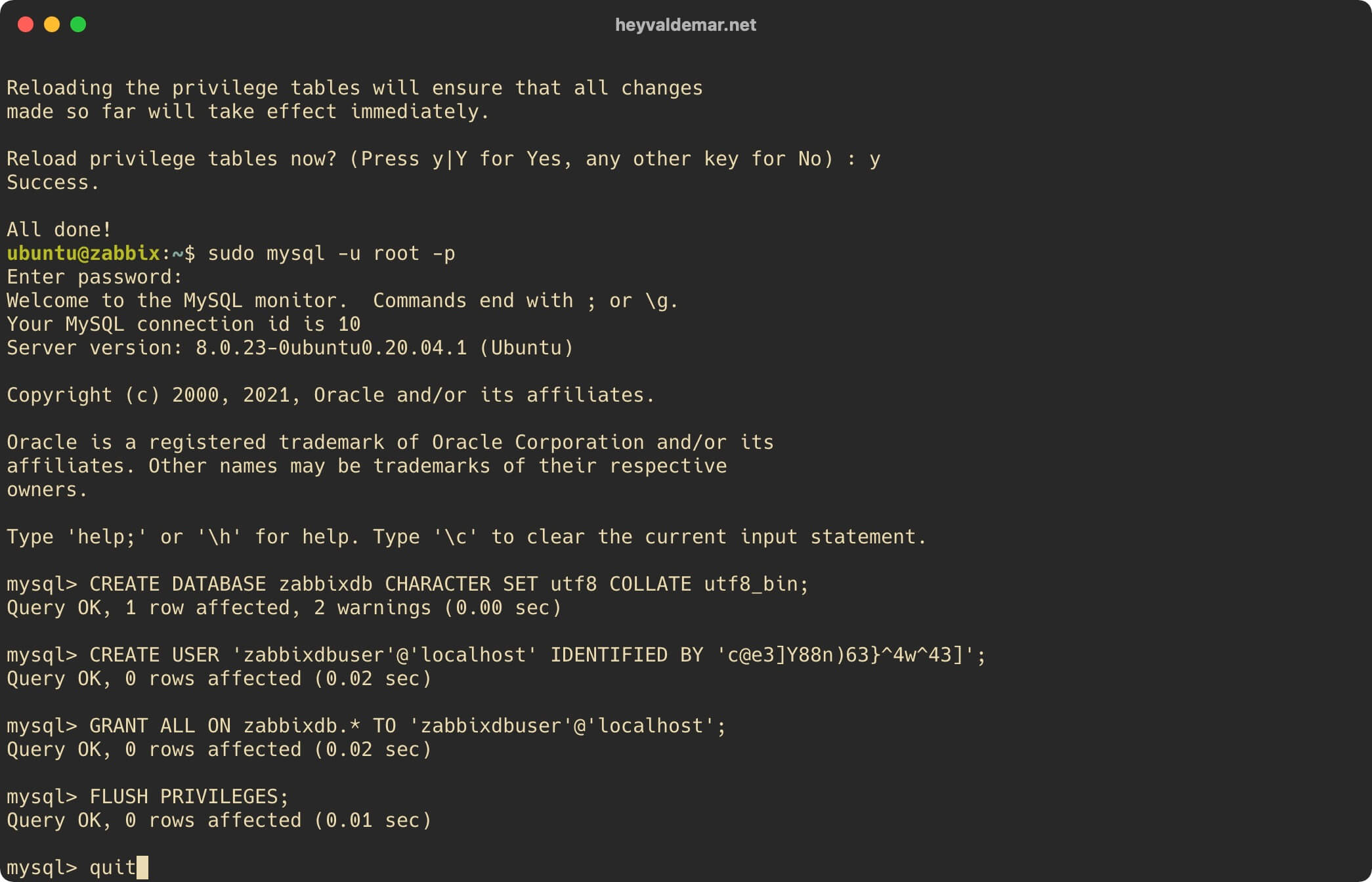 Install Zabbix on Ubuntu Server