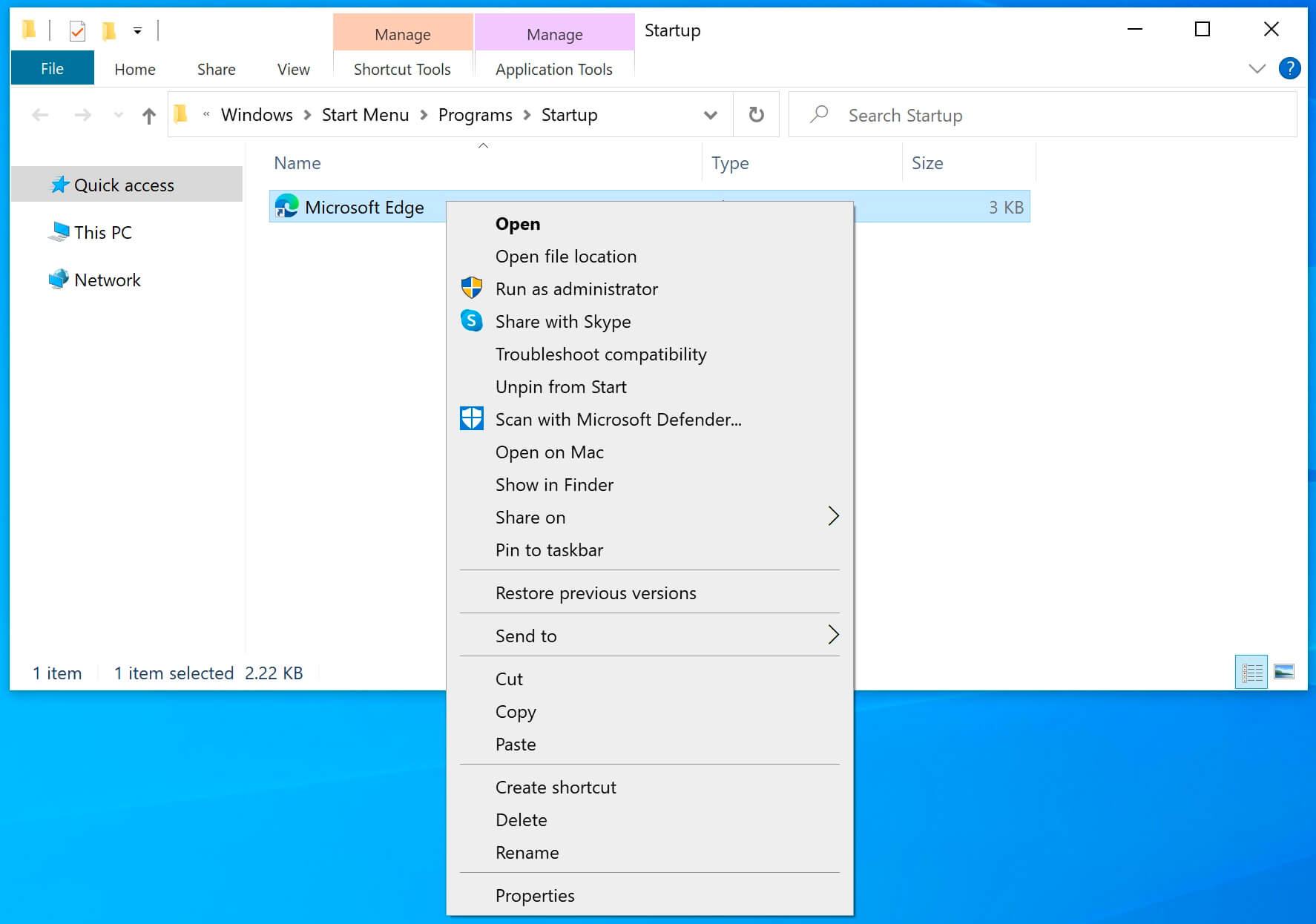 Minimize Programs on Windows 10 Startup