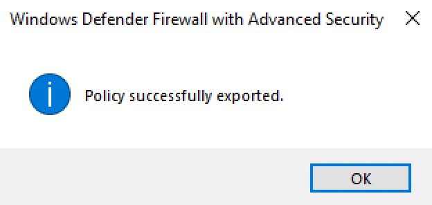 Restore Windows Firewall Defaults