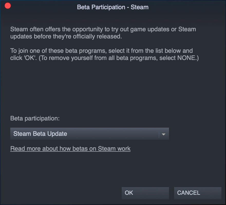 Take Part in the Steam Beta Test