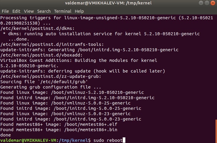 Update Kernel in Ubuntu