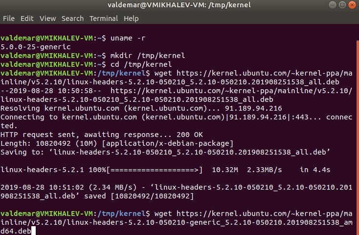 Update Kernel in Ubuntu